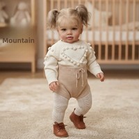 Poupée Reborn de 26 pouces, version fille, taille 6 mois, avec peau 3D, pour enfants