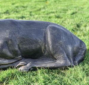 Reno de bronce de pie, artesanías de Metal, escultura de jardín de granja y modelo de obra maestra, estatua de Reno de Navidad a la moda para exteriores - Product Image 4