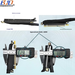 180 derece GEN5 PCI-E 5.0 16X X16 AI sunucu <span class=keywords><strong>GPU</strong></span> yükseltici kablo 0.4M 0.5M 06M 0.8M için RTX5090 AMD9070XT A100 H100 grafik kartı - Product Image 5