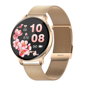 Relojes Inteligentes Multifuncionales y Elegantes con Correa de Acero Inoxidable, Resistentes al Agua, para Monitoreo de Salud y Actividad Física, para Mujeres y Chicas - Product Image 1