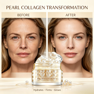 Crème pour le visage SYLAX à la collagène perlé en petites molécules, hydratation intense, raffermissante, anti-âge, pour peaux ternes et sèches - Product Image 5