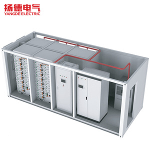 Conteneur de stockage d'énergie électrique Yangde 1 MW 2 MWh Batterie LiFePO4 Refroidissement par air Réseau hybride Communication RS485 - Product Image 1