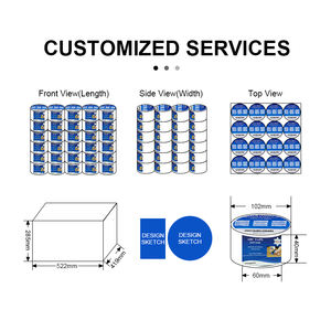 Có thể ghi dính sợi biểu tượng tùy chỉnh in đen Cáp USB ràng buộc Đóng gói bao bì nước miễn phí Kraft Băng Giấy - Product Image 4