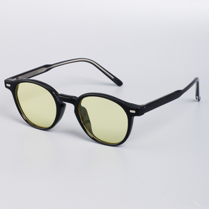 Lbashades 8631 nóng bán cổ điển TR90 vàng đỏ cam ống kính Eyewear Thiết kế kính mát Tùy chỉnh chống ánh sáng màu xanh kính - Product Image 4