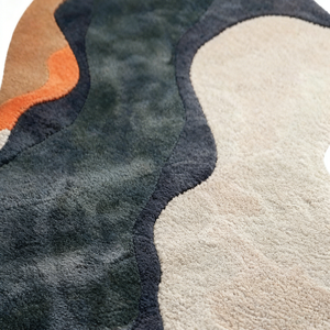 <span class=keywords><strong>Tappeto</strong></span> in Lana di Alta Qualità per Soggiorno, Lussuoso e Astratto, Realizzato a Mano, Grande Formato, Personalizzabile - Product Image 3