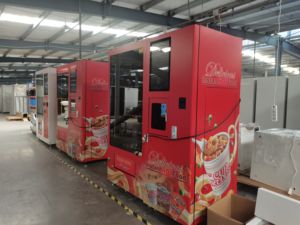 Máy bán hàng tự động thị trường mì ăn liền máy bán hàng tự động với màn hình cảm ứng 21.5 inch có thể bán mì ăn liền với nhiều kích cỡ khác nhau - Product Image 4