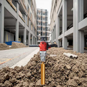 Perceuse à percussion portative double usage de haute qualité pour l'eau et l'électricité, climatisation, béton, mélangeur de forage 1680 à vitesse variable - Product Image 3