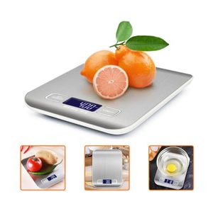 Báscula de Cocina Electrónica LCD de Acero Inoxidable, con Capacidad de 5kg/10kg, Precisión de 1g, Funciona con 2 Pilas AAA, Multifuncional, en Oferta - Product Image 2