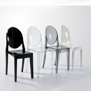 CY210619-2 klar Kristall Esszimmers tuhl Fabrik verkauf Acryl klar PC <span class=keywords><strong>Ghost</strong></span> Acryl Stühle für Hochzeits veranstaltungen Dekor - Product Image 1
