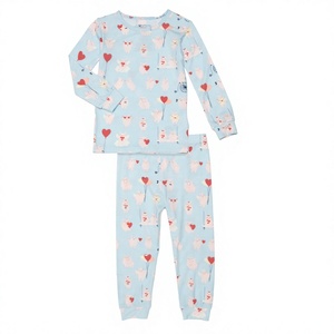 Conjunto de Pijama de Algodón para Niños |   Ropa de Dormir de Jersey 100% Algodón |   Pijamas Ecológicos de Manga Corta |   Ropa de Dormir Infantil Sostenible - Product Image 1