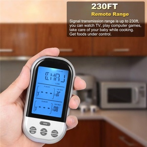<span class=keywords><strong>Thermomètre</strong></span> de cuisine <span class=keywords><strong>sans</strong></span> <span class=keywords><strong>fil</strong></span> à écran LCD numérique pour <span class=keywords><strong>barbecue</strong></span>, cuisson de la viande, des aliments, du gril, du four, du fumoir et de la température. - Product Image 5
