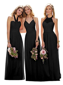 Desain baru gaun <span class=keywords><strong>Prom</strong></span> pernikahan ikat pinggang selempang gaun pengiring pengantin elegan wanita - Product Image 4