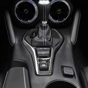 Garniture intérieure en fibre de carbone rigide pour Chevrolet Camaro 2016-2018, panneau de levier de vitesses, autocollant de voiture, accessoires modifiés - Product Image 5