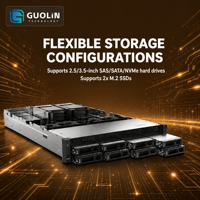 Serveur FusionServer 2258H V8 2U en rack pour l'inédition d'IA, l'informatique en nuage et la virtualisation, serveur AMD EPYC 9005 Turin