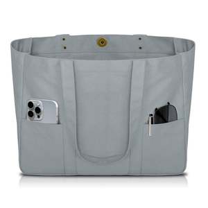Bolsa de Lona - Bolsa Utilitaria con 2 Bolsillos Delanteros y Funda para Portátil, Bolsa Resistente para Uso Diario - Product Image 6