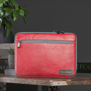 Bolsa de Mensajero para Portátil BereBere de Gran Capacidad, Carpeta de Archivos A4, Bolsa de Documentos de Cuero PU Personalizable y Convertible - Product Image 1