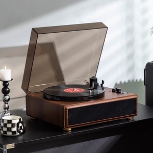 <span class=keywords><strong>Tocadiscos</strong></span> de Vinilo Retro Vintage de Madera, Reproductor de LP, BT AT3600L, Cartucho MM, Reproductor de Vinilo, 20W, 2 <span class=keywords><strong>Altavoces</strong></span> - Product Image 6