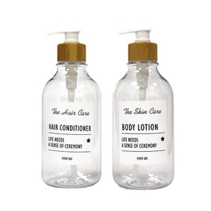 Minnie Transparent Pet <b>Bottle</b> 500ml Empty Refillable Body Lotion Shampoo <b>Pump</b> <b>Bottle</b> For Daily Care Products - Product Image 4