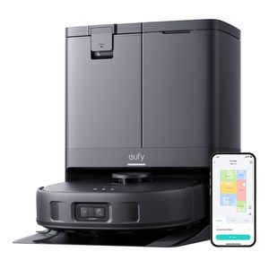 หุ่นยนต์ดูดฝุ่นถูพื้น Eufy X10 Pro แรงดูด 8000Pa ระบบนำทาง LDS ผ้าถูพื้นคู่ ยกพรมได้ 12 มม. ทำความสะอาดอัตโนมัติแบบแห้ง - Product Image 1