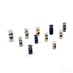 जस्ता धातु कॉर्ड लॉक स्प्रिंग स्टॉपर एडजस्टेबल ड्रॉस्ट्रिंग टॉगल - Product Image 5