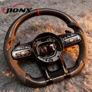 Volant en fibre de carbone pour <span class=keywords><strong>Mercedes</strong></span> Benz <span class=keywords><strong>AMG</strong></span> W204 W205 W211 W203 W212 W176 W213 Cla W210 W124 W177 W221 Vente en gros - Product Image 4