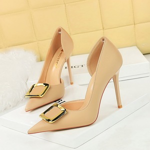 Talons Dames Luxury Buckle Pumps Big <b>Tree</b> Shoes Women Heel for Ladies - Product Image 4
