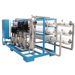 Ahorro del problema de la indecisión 8000LPH Sistema de filtro de agua de ósmosis inversa de doble etapa Maquinaria de tratamiento de agua - Product Image 2