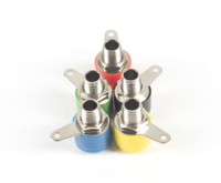 Bornes de connexion banane 4 mm, 5 couleurs, 20A 1000V, en laiton, à monter sur panneau, pour multimètre, haut-parleur, amplificateur