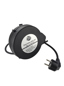 Avvolgicavo retrattile a molla DYH 3C*1.5 3.0M con prolunga per elettrodomestici 110-250V 8-16A Max 5m Nero - Product Image 4