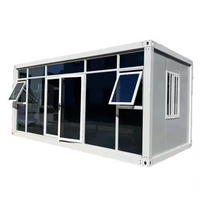 Casa Contenedor Desmontable Personalizable, Oficina Móvil con Conexión por Pernos para Centro de Gestión de Construcción