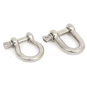 OEM M4-M38 Stainless Steel 304 316 Shackle Rigging Lifting Shackle Bow Shackle