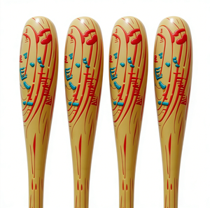 Bâton de baseball gonflable en PVC pour Halloween - Accessoire de fête de carnaval et de match sportif - Product Image 1