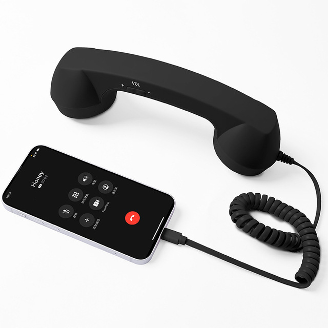 Factory Outlet Price Type-C Microphone Mobile Phone Network Red Handset C-port Headset Wired Microphone Receiver Yellow Blue