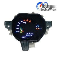 Untuk Honda Beat Fi V2 2016-2019 Speedometer LED Digital Versi Oranye dan Biru Tachometer Digital LED