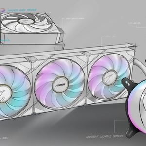 2024ใหม่กิกะไบต์ AORUS waterforce X II เครื่องทำน้ำเย็นสีขาวน้ำแข็ง360สำหรับเล่นเกมคอมพิวเตอร์ระบายความร้อนด้วยแอดเดรสคูลเลอร์ - Product Image 6