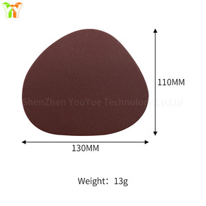 YY Vintage Design Oval Leather Coaster Washable <strong>Table</strong> <strong>Top</strong> <strong>Protector</strong> - Product Image 6