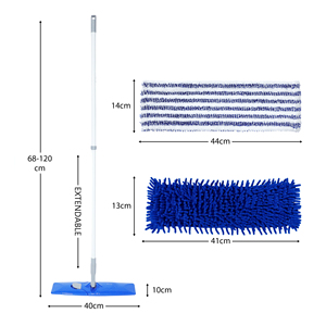 57 "microfiber phẳng lau với 2 có thể giặt pads-cho ướt & khô làm sạch trên gỗ cứng, Laminate, gạch, và sàn vinyl - Product Image 4