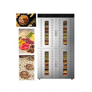 Déshydrateur alimentaire commercial de grande capacité, en acier inoxydable 304, avec moteur électrique, chauffage électrique, plateau multifonctionnel pour viande, légumes, fruits - Product Image 1