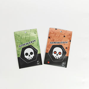 Bolsas de PVC transparentes personalizadas con orificio para colgar, resistentes a desgarros y con cierre hermético, para regalos de fiesta y empaques sorpresa. - Product Image 1