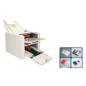 Machine à plier le papier automatique portable pour plier les brochures et les dépliants de bureau, économise la main-d'œuvre - Product Image 1