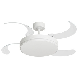Manufacturer direct sales of 42 inch wooden 4-plate CB CE approved <b>remote</b> <b>control</b> modern invisible LED <b>ceiling</b> fan with <b>light</b> - Product Image 1