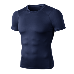 Magliette da allenamento estive traspiranti da uomo a manica corta a rapida asciugatura Anti-sudore da palestra - Product Image 2