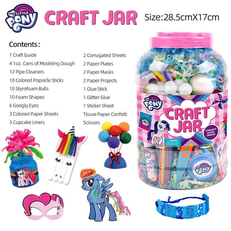 Craft Art Supply Kit All in One D.I.Y. Crafting Collage Arts Set for Kids