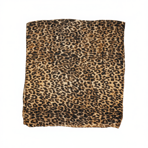 Sciarpa Lunga con Stampa Leopardata 70x180cm in Poliestere, Accessorio da Collo per Donna, Adatta a Tutte le Stagioni - Product Image 1