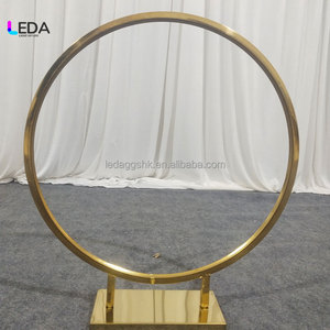 Wholesale Gold Flower Rack for Weddings Luxury High Quality Smooth Display Stand for Events Decor - Product Image 4
