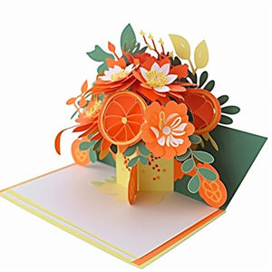 Biglietti di auguri per vacanze <span class=keywords><strong>Pop</strong></span> up stampati personalizzati con buste - Product Image 6