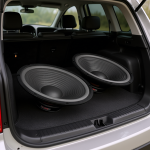 Wf 15 140 4ohm 2 piezas, subwoofer de audio para coche de 15 pulgadas y 450 vatios, par de altavoces de repuesto de graves profundos para vehículos, coches y camiones. - Product Image 2