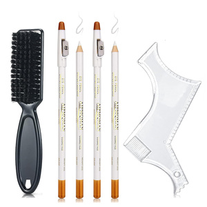 Juego de lápices blancos para barbería: lápices para definir el contorno del cabello, guía para barba, delineador de barba y lápices para dar forma a la barba (4 unidades) - Product Image 1