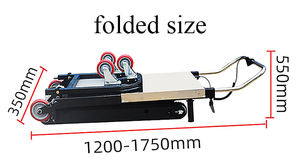 Carrello Saliscale Motorizzato, Veicolo di Trasporto Cingolato Automatico, Silenzioso, Pieghevole per Traslochi - Product Image 4