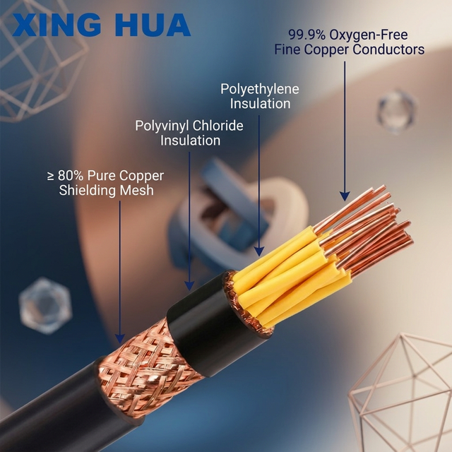 Control Cable Kvv/Kvvp Copper Wire Flame Retardant Cable Sheath Power Cable